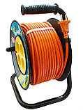 Подовжувач на котушці Svittex 25 м - 2х2.5 з теплозахистом, фото 3