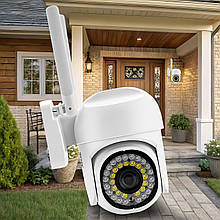 Вулична Wi-Fi IP поворотна камера зовнішнього відеоспостереження IP66 QC2201 (509)