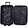 Bonro Style валіза синя текстильна тканинна набір 2 штуки ( середня і велика ) (mrk), фото 6