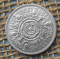 2 шилiнга (флорин) 1966 року. Велика Британiя