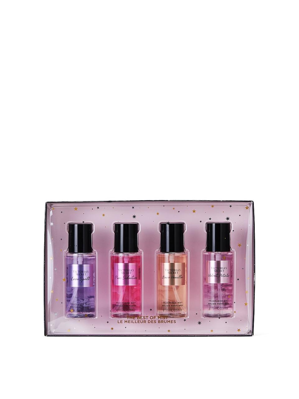 Подарунковий набір спреїв для тіла Victoria's Secret Mini Mist Discovery Gift Set 4 шт по 75ml, фото 1