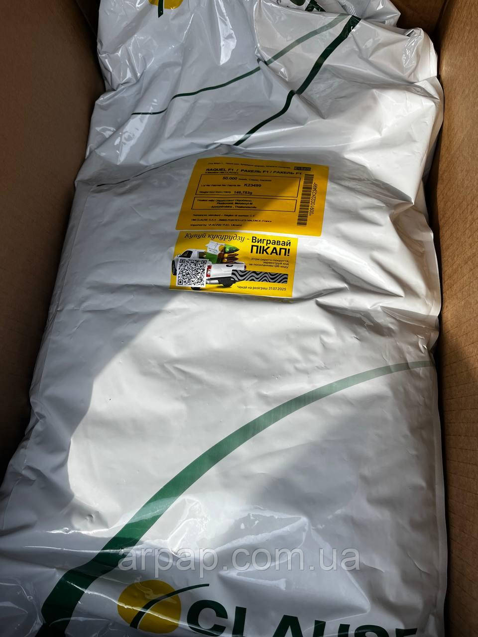 Насіння кукурудзи Ракель F1 50 000 насінін, фото 1
