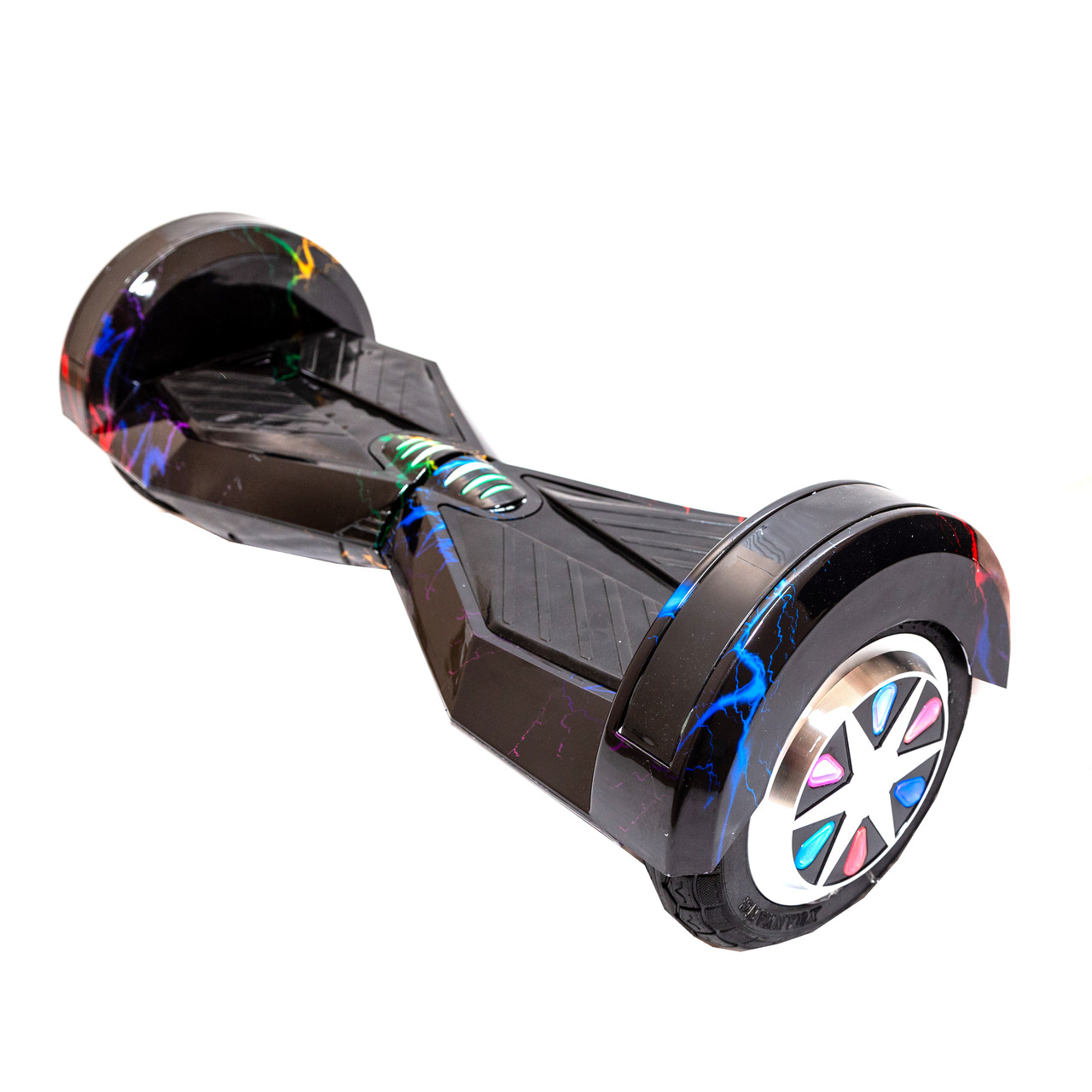 Гіроборд Smart Balance Wheel 8 кольорова блискавка, фото 1