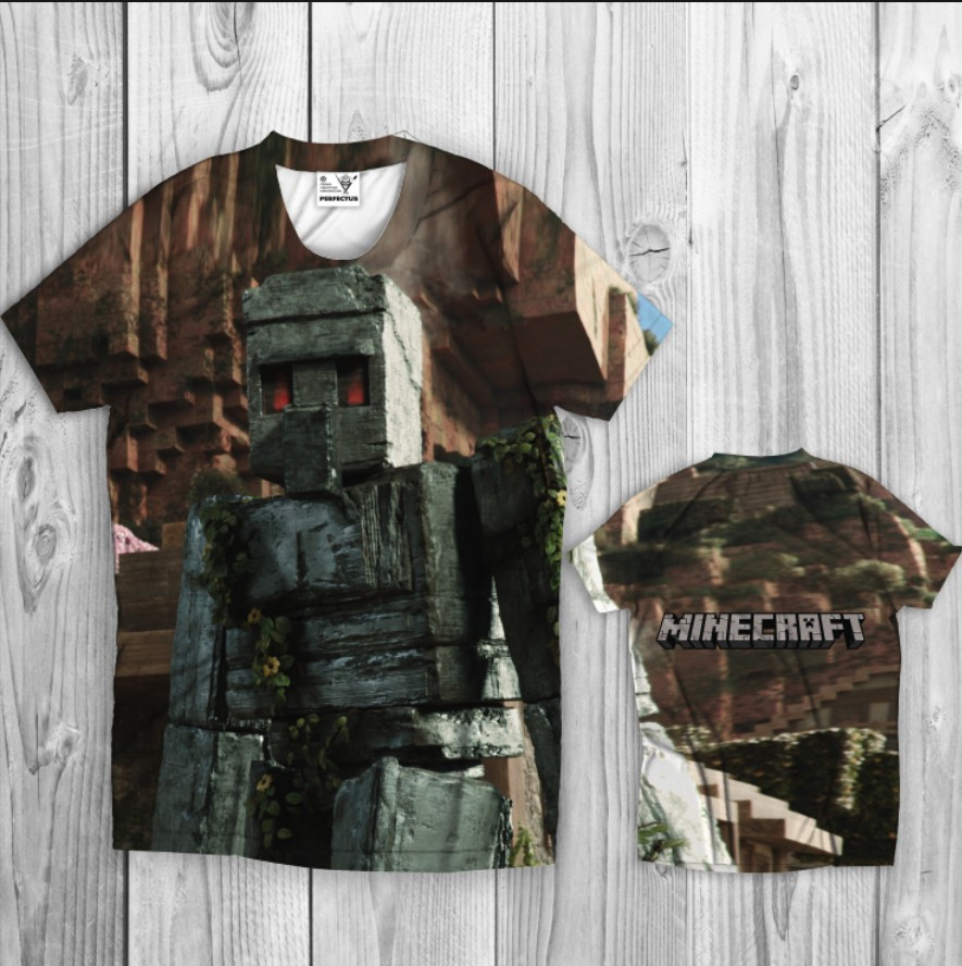 Футболка Minecraft майнкрафт гра фільм гра постер напис 1 ВСІ Розміри, фото 1