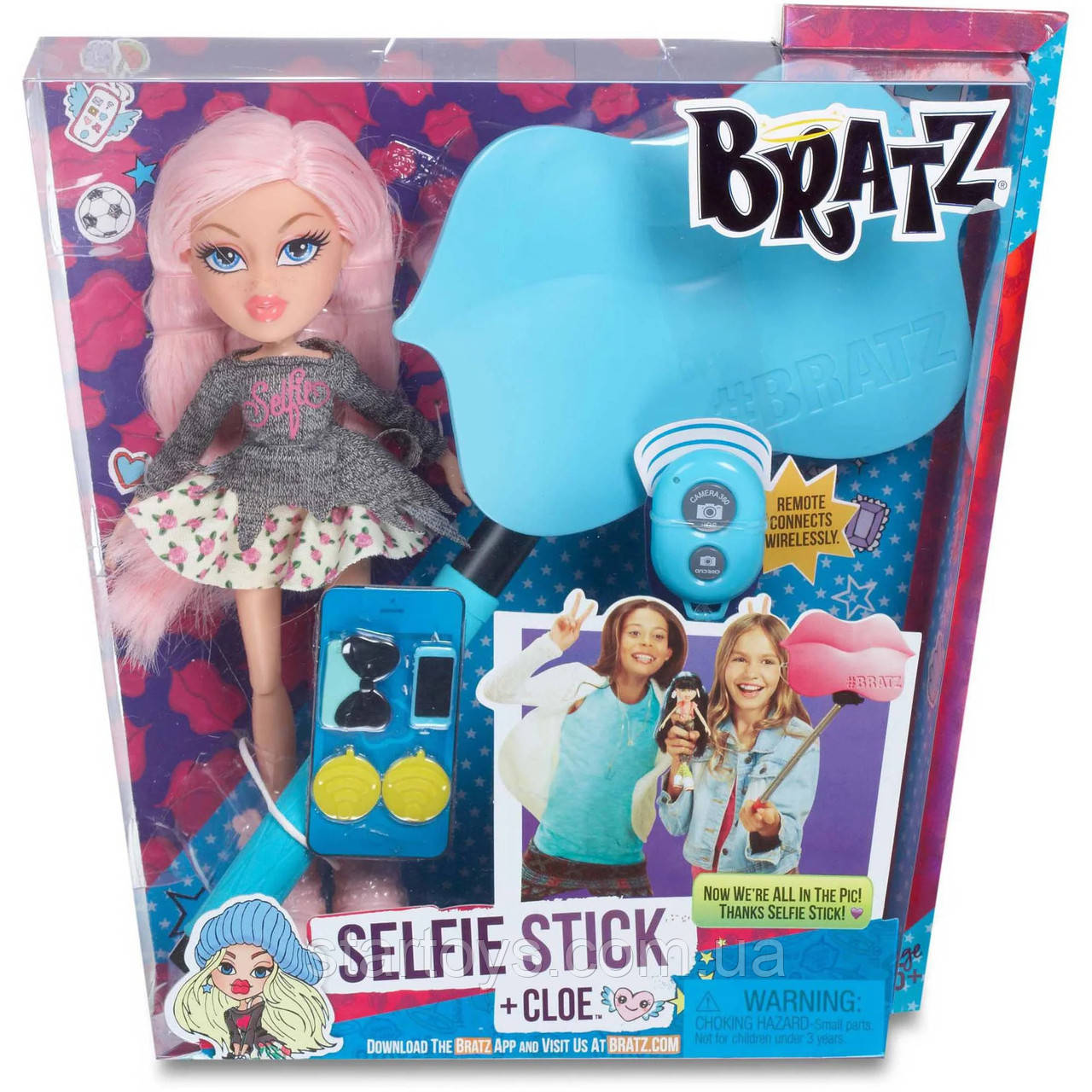 Лялька Братц Хлоя з селфі палицею Bratz Selfie Stick with Doll Cloe