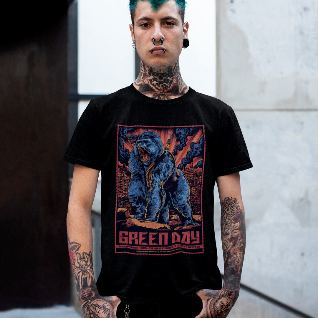 Футболка унісекс Green Day (The Arena Of Gwinnett Center) XS чорний, фото 1