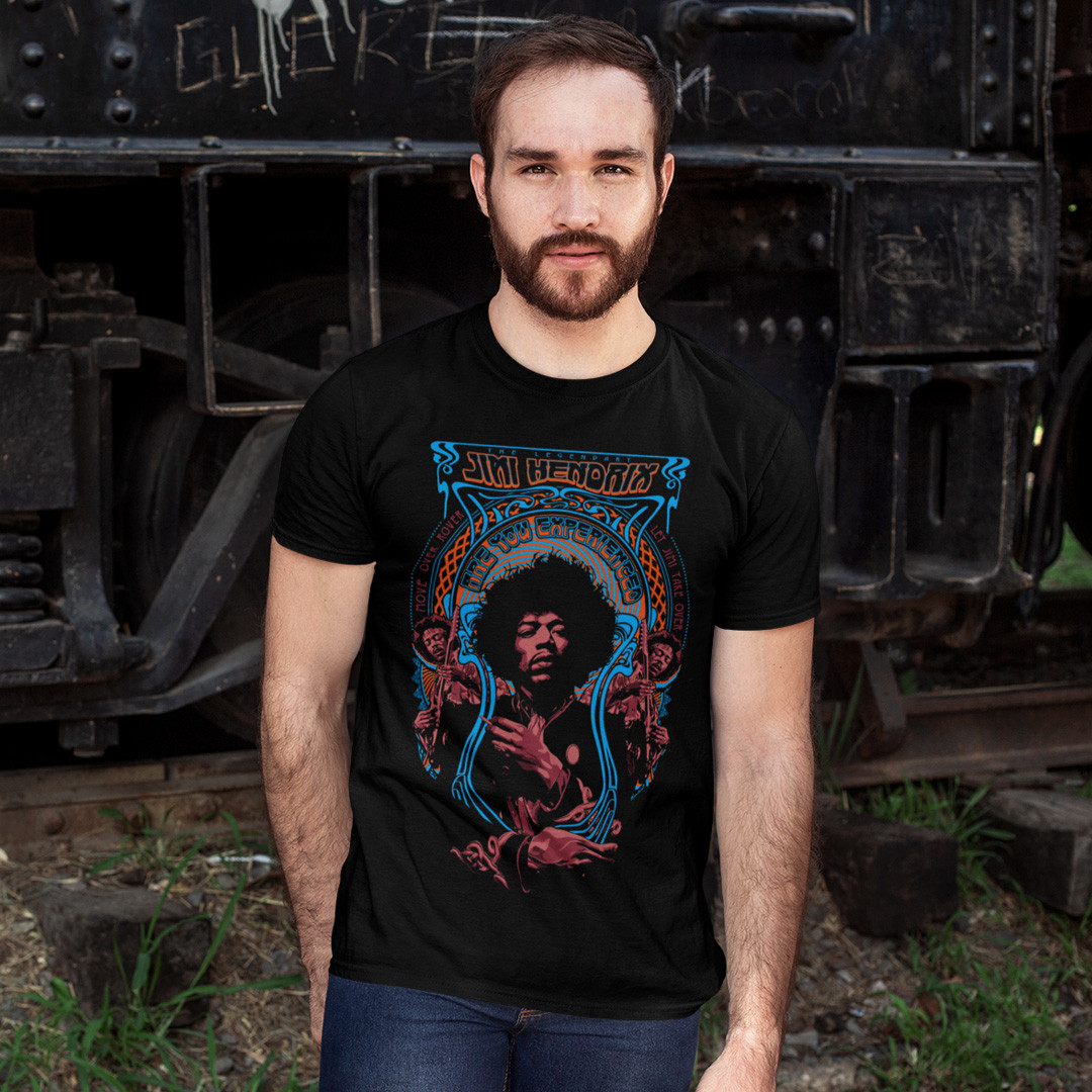 Футболка унісекс Jimi Hendrix (Are You Experienced) XS чорний, фото 1