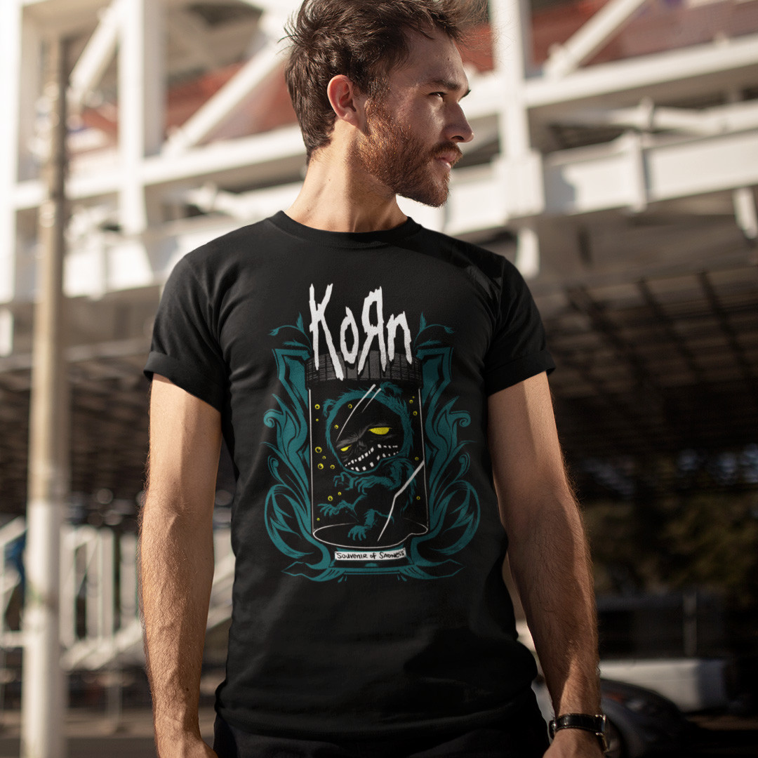 Футболка унісекс Korn (Souvenir Of Sadness) XS чорний, фото 1