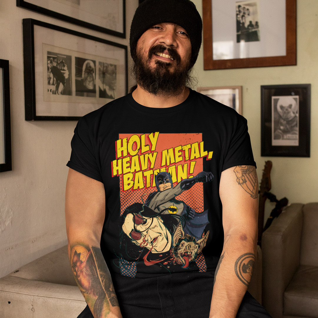 Футболка CULT - Ozzy Osbourne - Holy Heavy Metal Batman!