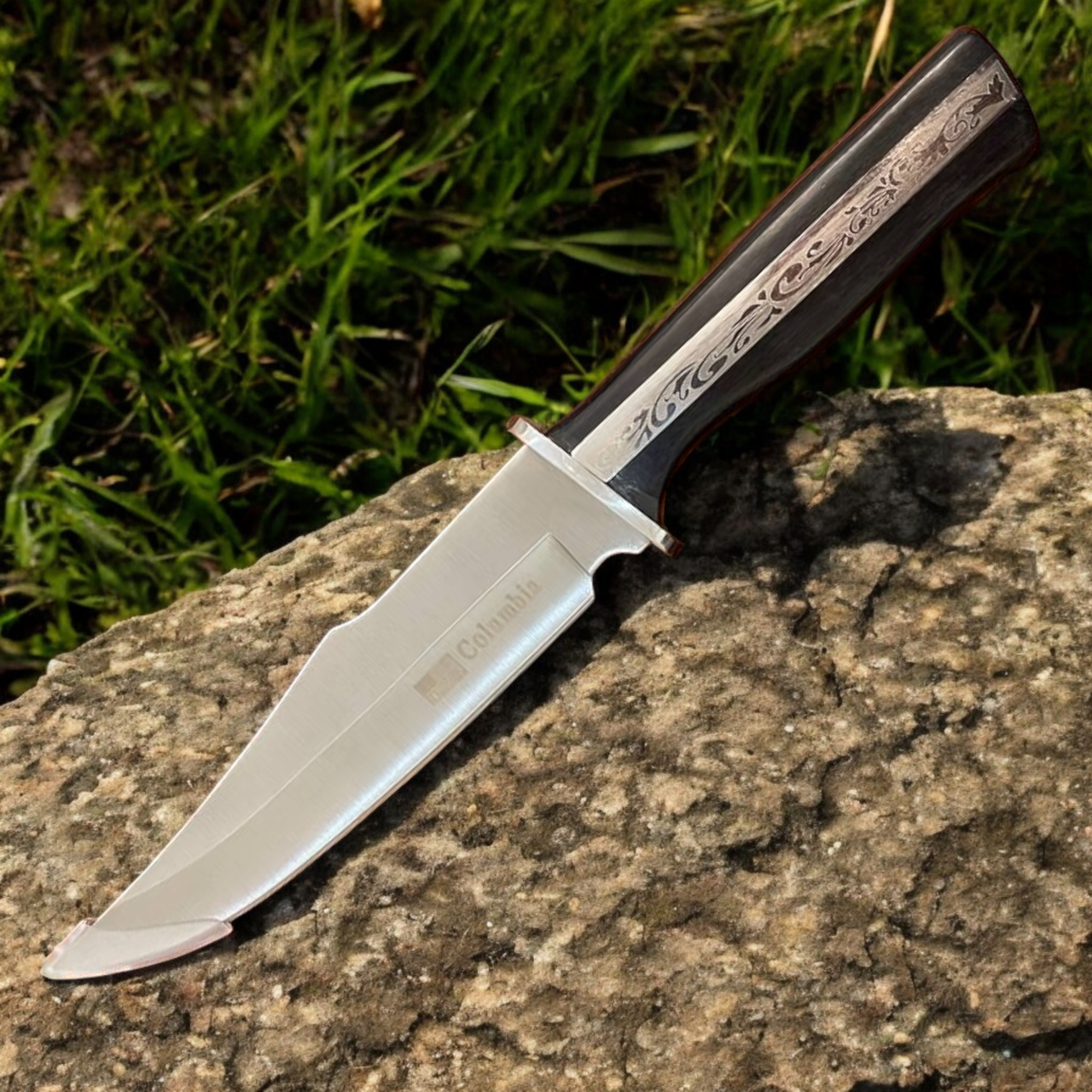 Мисливський ніж Columbia 172 з Чохлом 29см Black (7_02193)
