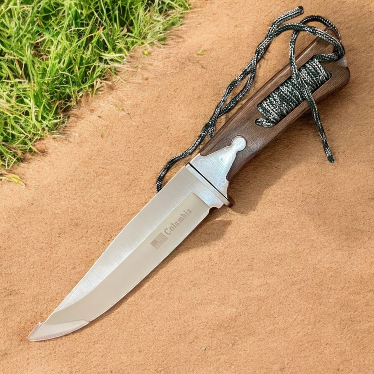 Мисливський ніж Columbia 174 із Чохлом 29см Brown (7_02199)