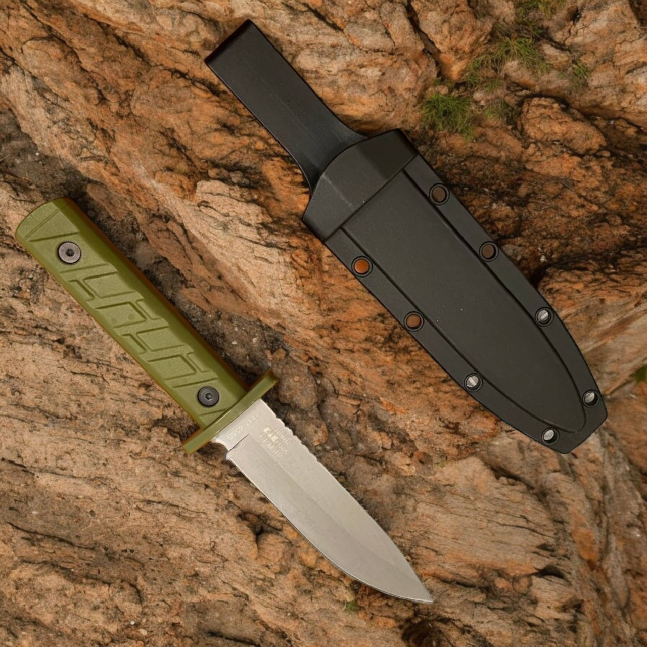 Мисливський ніж ZT Ser 4355 із Чохлом 21см Green (7_02207)