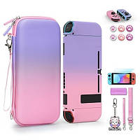 Набір аксесуарів для Nintendo Switch 17 в 1 чохол для перенесення захисний кейс плівка для екрану