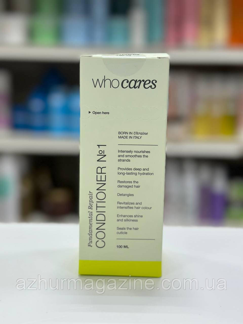 Кондиціонер для відновлення сухого та пошкодженого волосся  WhoCares 100мл
