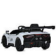 Дитячий електромобіль Maserati (білий колір) з пультом, музикою, EVA колесами, акумулятор 12V, фото 5