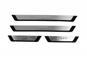 Накладки на пороги Flexill (4шт) Sport для Alfa Romeo 145/146 1994-2001 рр