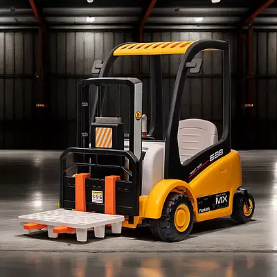 Дитячий електромобіль Машинка навантажувач на пульті Інтерактивна спецтехніка дитині до 30 кг Звук світло 6 км/год