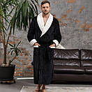 Чоловічий турецький махровий банний халат для дому від виробника смарагдовий, Чоловічі халати Туреччина, фото 8