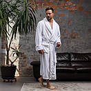 Чоловічий турецький махровий банний халат для дому від виробника смарагдовий, Чоловічі халати Туреччина, фото 6