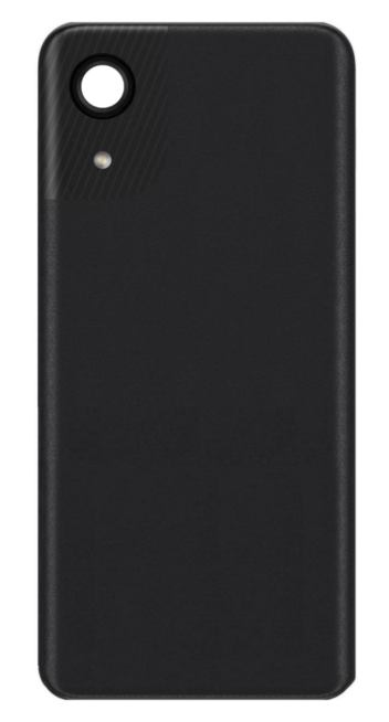 Задня кришка для Samsung A032 Galaxy A03 Core чорна, оригінал PRC + скло камери, фото 1