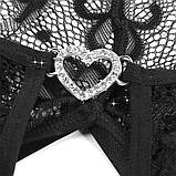 Боді мережевне еротичне жіноче з доступом L чорне (BDD-blL), фото 6