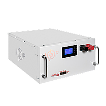 Акумулятор LP LiFePO4 51,2V - 230 Ah (11776Wh) (BMS SP 200A/100A) RM RS485/CAN LCD WH, фото 4