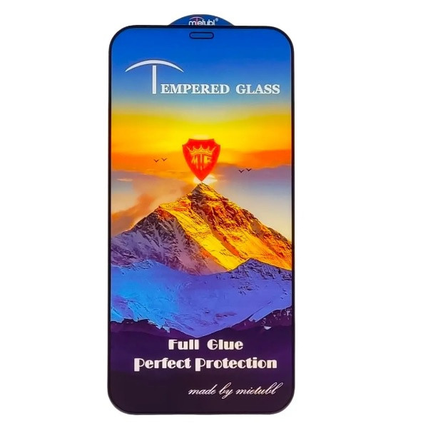 Захисне скло Mietubl ESD Anti-Static для iPhone 12/ 12 Pro, з чорною рамкою