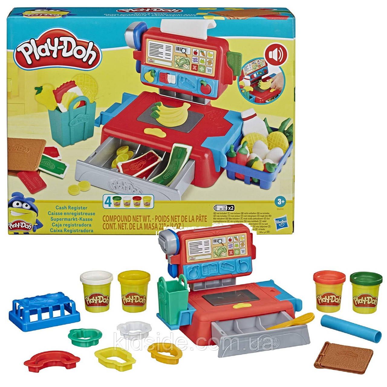 Play-Doh E6890 Плей-До набір пластиліну Касовий апарат Каса