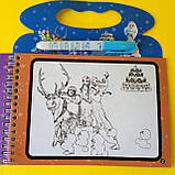 Багаторазова водна розмальовка з фломастером "Анна і Ельза", фото 3