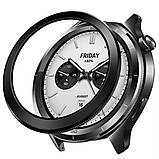 Безель для смарт годинника Xiaomi Watch S3/S4 PC Anti drop Bezel Ring Black + захисна плівка, фото 3