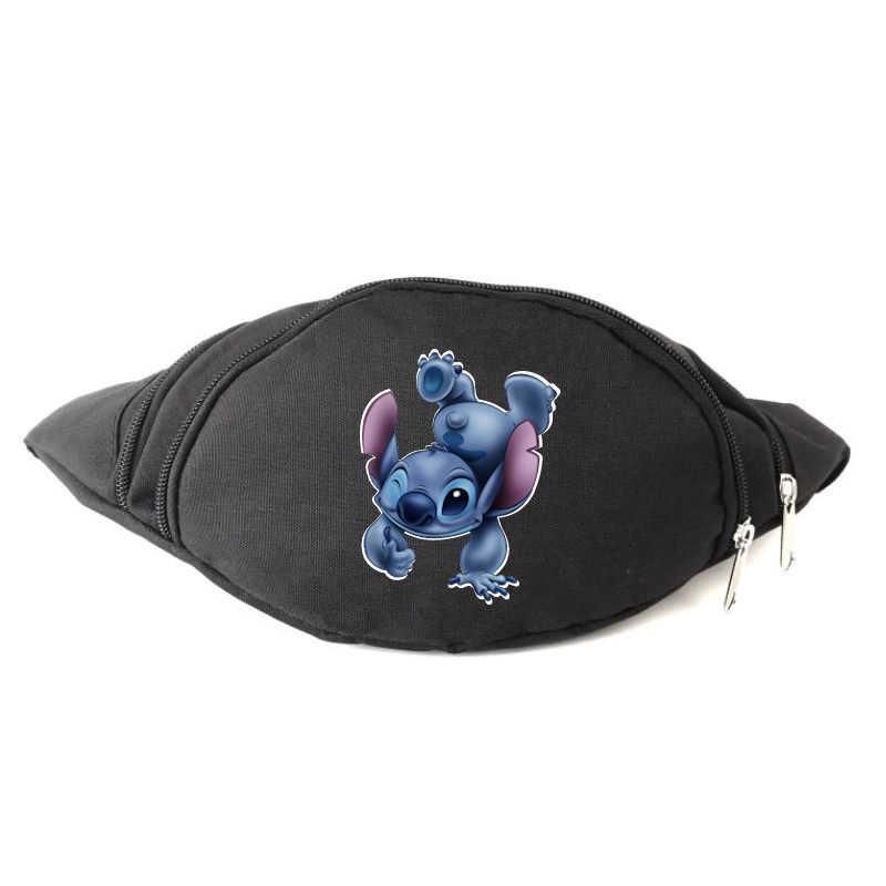 Поясна сумка бананка Ліло та Стіч (Lilo & Stitch 04) Cappuccino Toys чорна