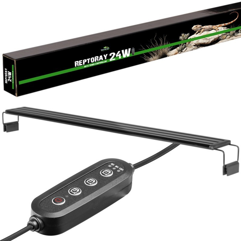 Світильник LED 80-90см для тераріумів з контролером часу Terrario ReptoRay 24W, фото 1