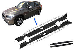 Оригінальні пороги (2 шт, алюміній) для BMW X1 E-84 2009-2015рр