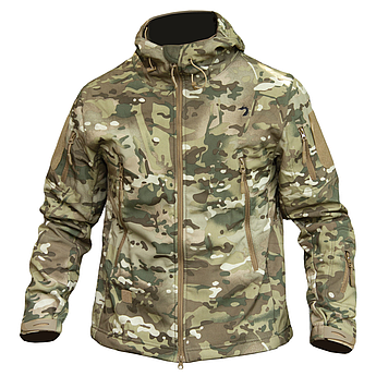 Куртка тактична Storm Soft Shell  на флісі  софт шел мультикам розмір M