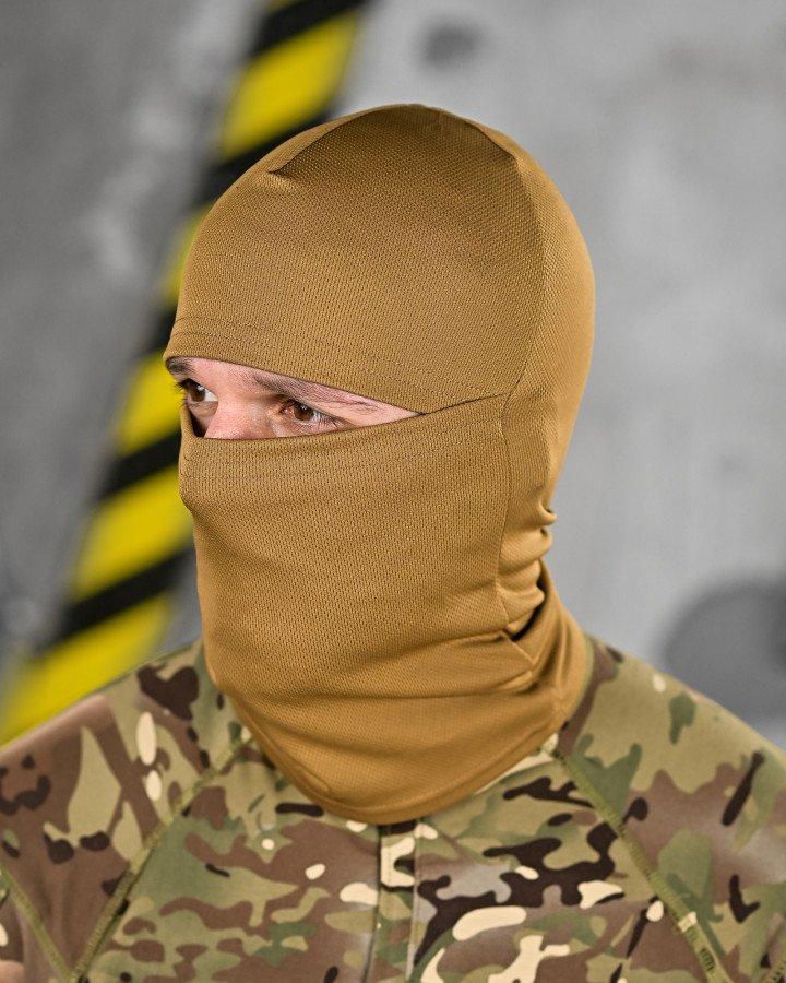 Літня балаклава coolmax армійська балаклава  Койот