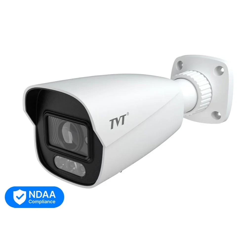 IP-відеокамера 4Mp TVT TD-9442C4(PE/WR2) Full Color f=2.8mm з мікрофоном (77-00441)