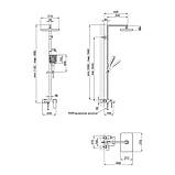 Душова система Qtap Gemini 51103KNG, фото 2
