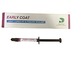 Early Coat ,Світлозатверджуваний герметик для запечатування фісур, 2г (Dengen Dental)