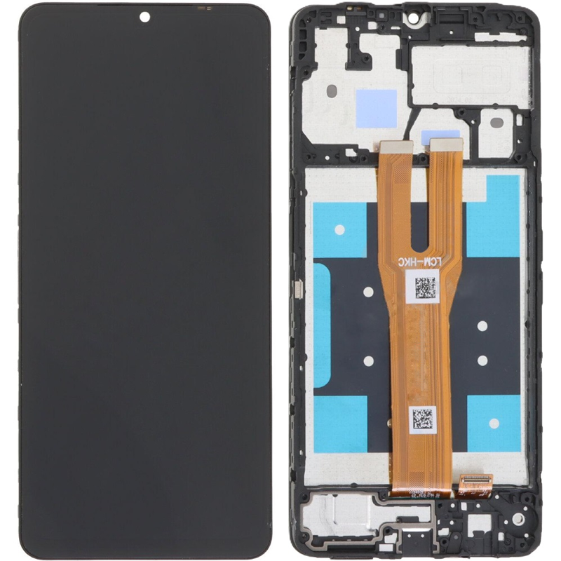 Дисплей Samsung SM- A065 Galaxy A06 (2024) в зборі з сенсором та рамкою black, фото 1