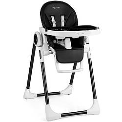 Стільчик для годування зі столиком Nukido Belo чорний