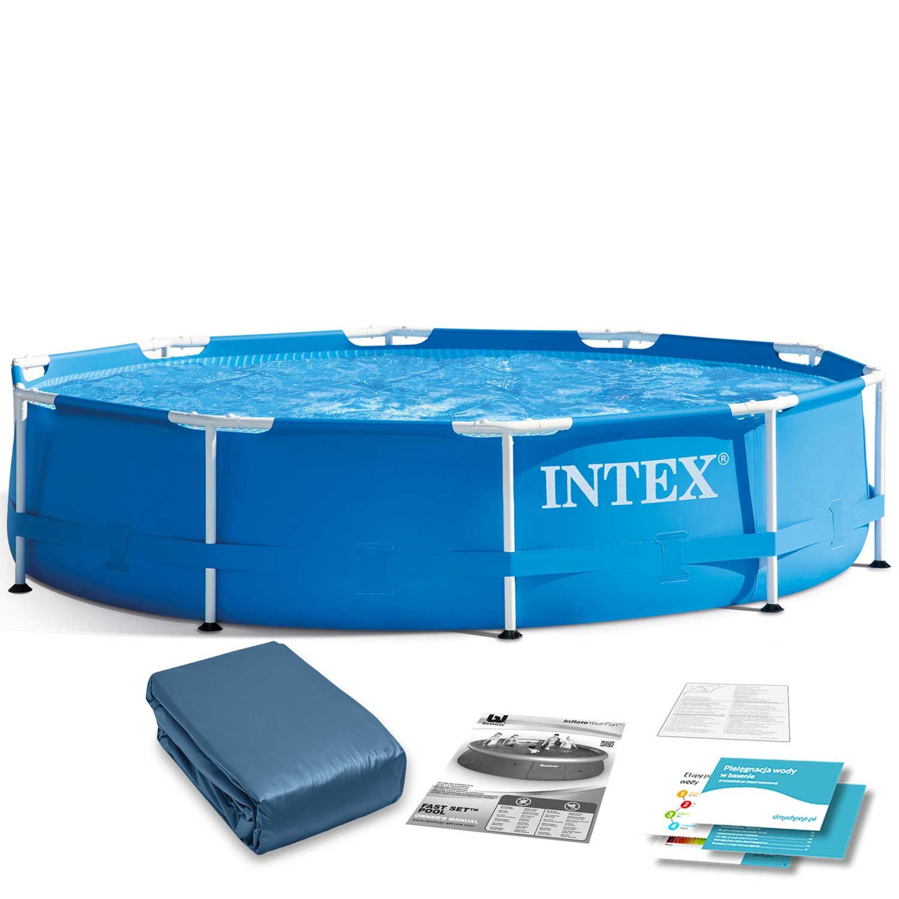 Басейн каркасний 2в1 INTEX 28200, 305 х 76 см, синій, фото 1