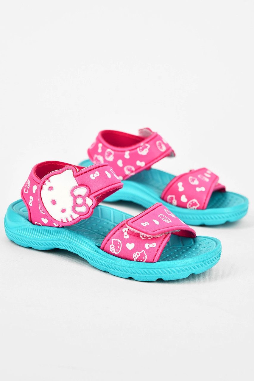 Босоніжки дитячі піна рожево-бірюзового кольору р.26 200023T Безкоштовна доставка, фото 1