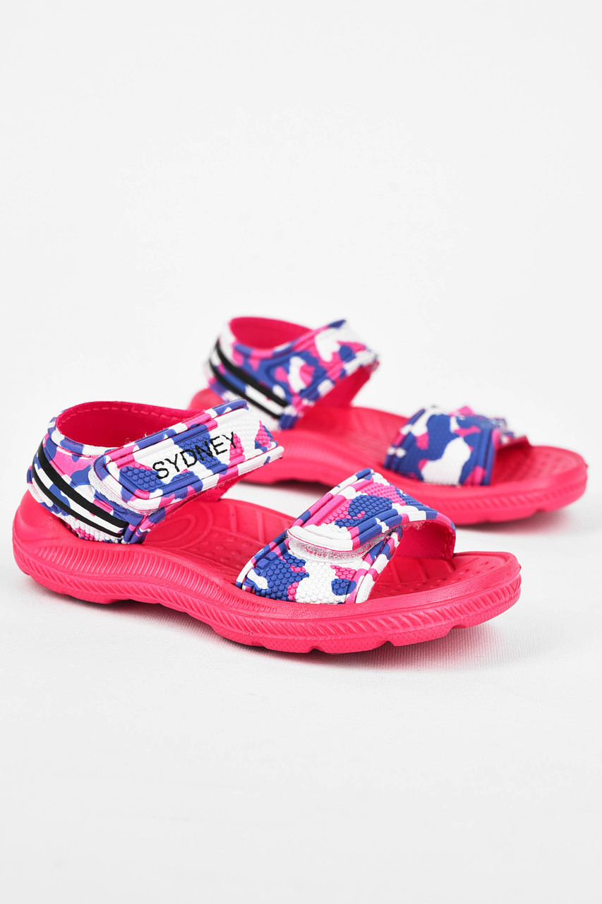 Босоніжки дитячі піна малинового кольору 200059T Безкоштовна доставка, фото 1