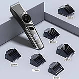 Машинка для стрижки волосся + 6 насадок, з USB, XO CF16 / Акумуляторний тример для стрижки / Тример чоловічий, фото 8