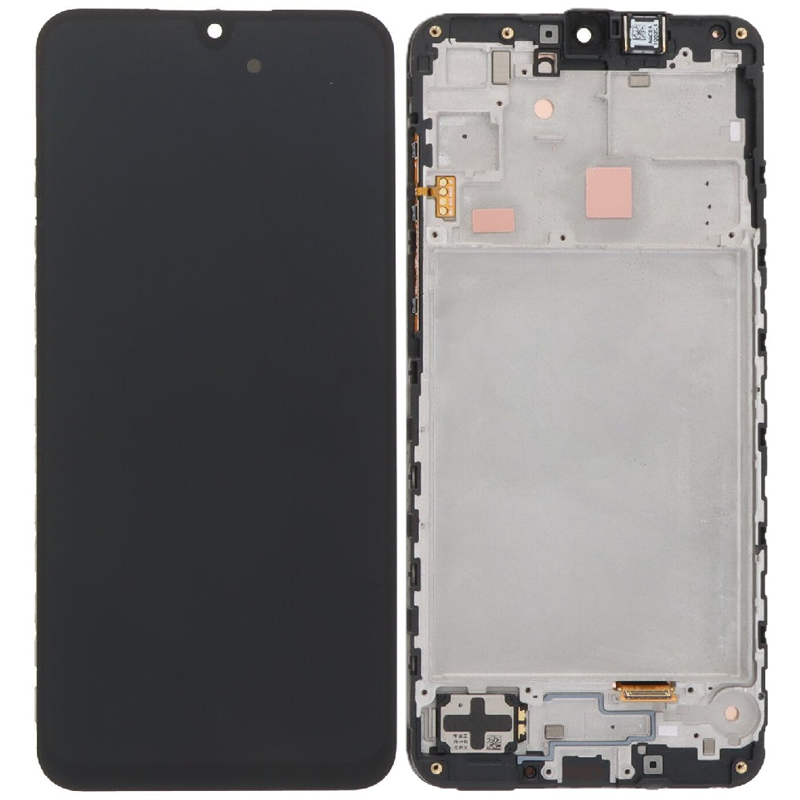 Дисплей Samsung SM-A166 Galaxy A16 5G 2024 у зборі із сенсором і рамкою black service orig