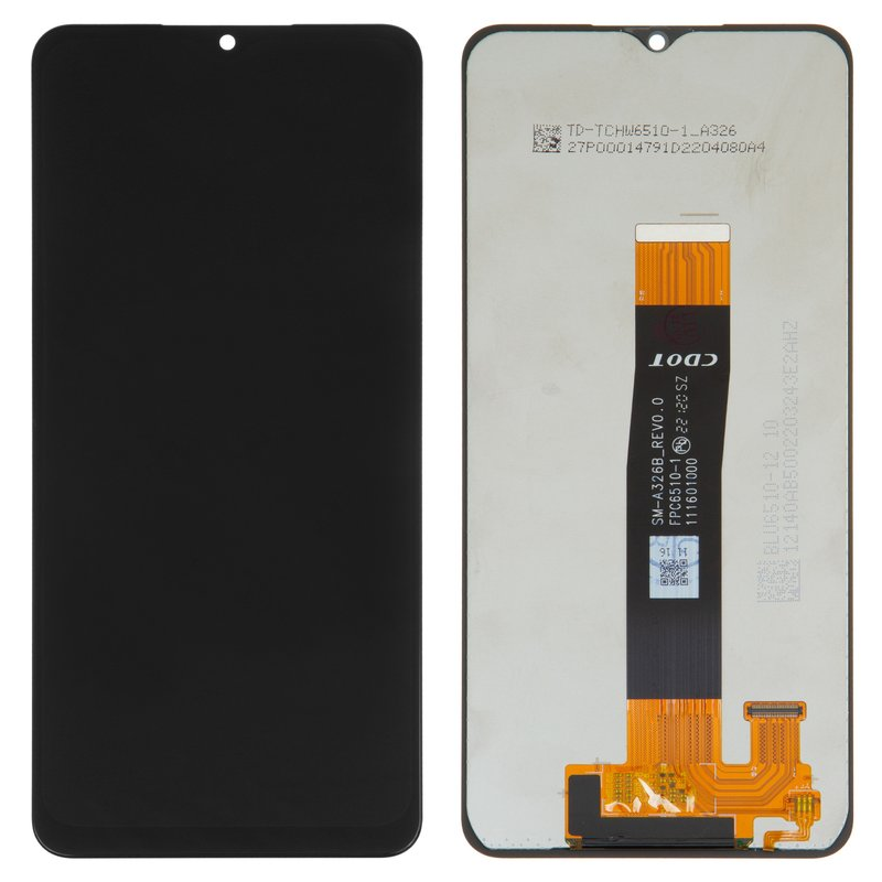 Дисплей Samsung SM-A326B Galaxy A32 5G (2021) у зборі із сенсором black service pack (rev 00)