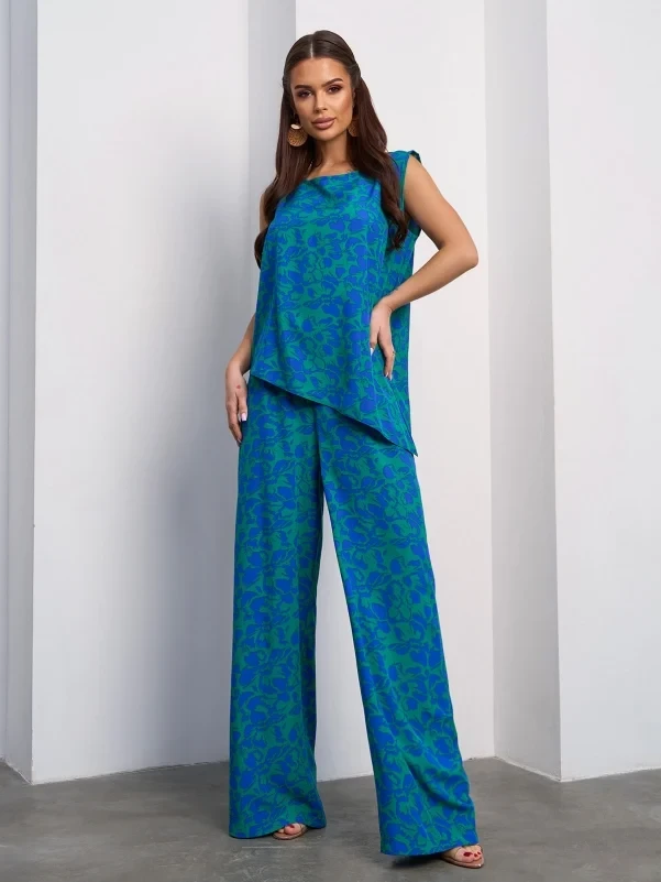 Костюми ISSA PLUS 15118 S синій, фото 1