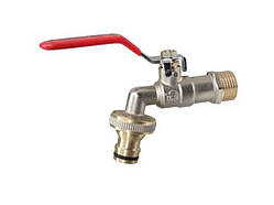 Кран поливу 1/2 з швидкозємним конектором ТМ Reiger