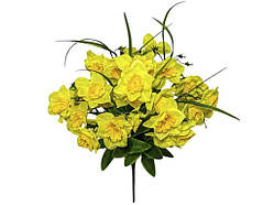 Букет штучних квітів Нарциси h-50см 33 бут. 33 задоволення арт.55-140-11 ТМ КИТАЙ