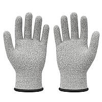 Защитные перчатки от порезов, размер универсальный / Кевларовые перчатки антипорез / Рукавицы порезостойкие